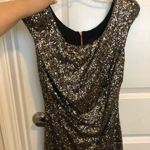sparkle mini dress